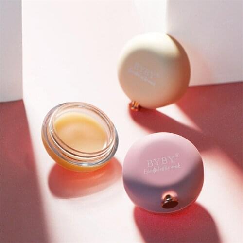 Moisturizing Lip Balm Cream Korean Night Sleeping Lip Mask Care Nourish Color Change Pink Lips Bleaching Cream Protect T0799