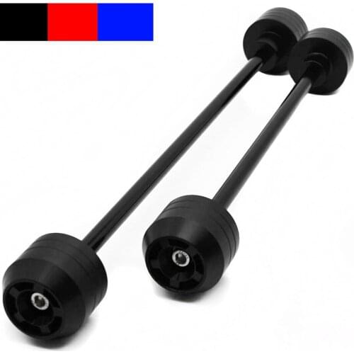 For SUZUKI GSX-S GSXS 750 1000 GSXR GSX-R 600 1000 Front Rear Fork Axle Wheel Slider Crash Protector 2020 2019 2018 2017 2016 15