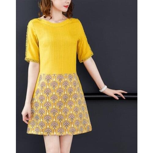 2019 Summer Dress Sexy Hollow out Flower Embroidered Bodycon Party Dress Women Elegant Sleeve Glittering Club Short Dresses