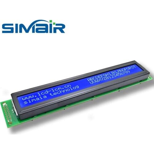 16PIN DC 5/3.3V STN COB Blue/Yellow 40*2 Panel Screen 4002 40x2 Character LCD Display Module LED with White/Yellow Backlight