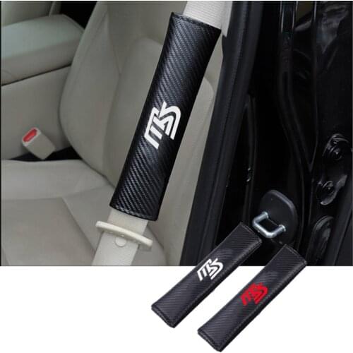 2pcs PU Fashion Car Seat Belt Cover Car Seat belt shoulder Pads for MAZDA 2 3 5 6 CX3 CX5 CX7 CX9 MX3 MX5 RF MX6 RX7 Car Styling