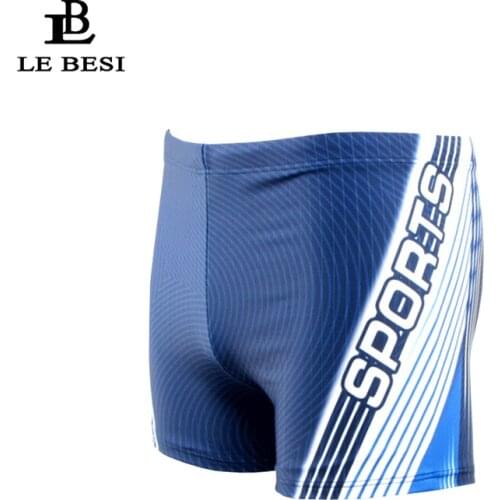 2017 LEBESI Men Swim Trunks Boxer Beachwear Shorts Swimwear L-3XL Mens Swimsuits Plus Size Sportswear Surfing Swimming Trunks