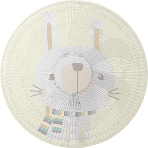 2021 New Cartoon Safety Mesh Fan Cover 16"/18" Fan Dust Cover Kid Finger Protector Fan