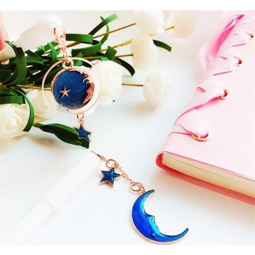 3pcs moon story gel pen set 0.5mm Black color ink pens writing Girl gift Stationery Office school supplies FB538