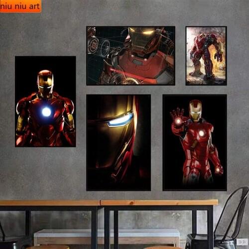 5D Marvel Iron Man Diamond Mosaic Diamond Painting Diamond Inlaid DIY Full Diamond Embroidery Living Room Home Decoration