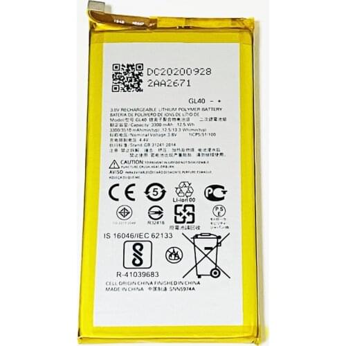 3.8V 3510mAh GL40 For Z Play XT1635-01 XT1635-02 XT1635-03 Battery