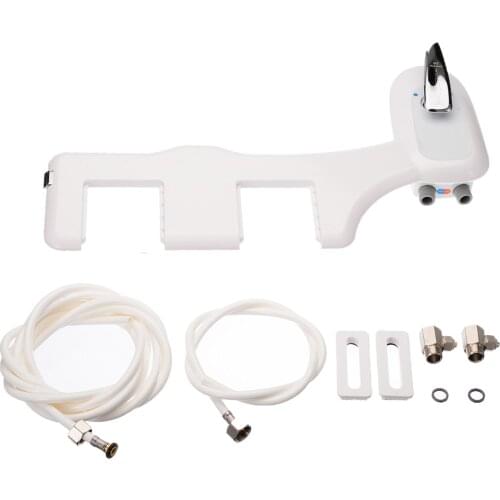 Bathroom Hot / Cold Water Non-Electric Bidet Toilet Seat Attachment Self-Cleaning Noozle Washing Gun High Quality Mayitr New