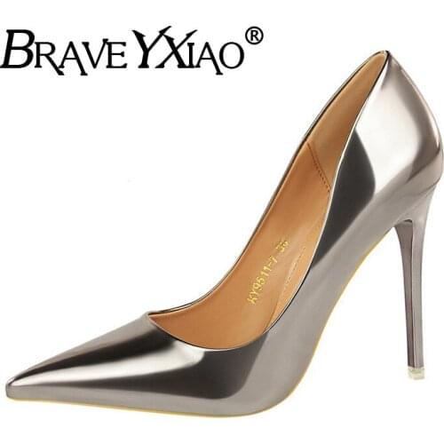 BRAVE YXIAO Womens High-heeled Shoes