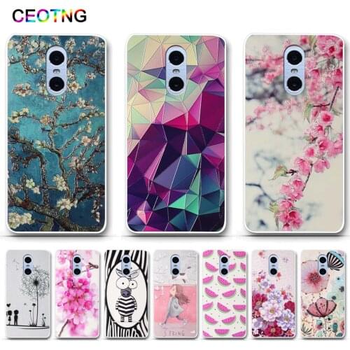 TPU Case for Xiaomi Redmi Note 4 Soft Silicone Phone Back Cover for Xiaomi Redmi Note4 Coque 3D Relief Print Painted Shells Bags