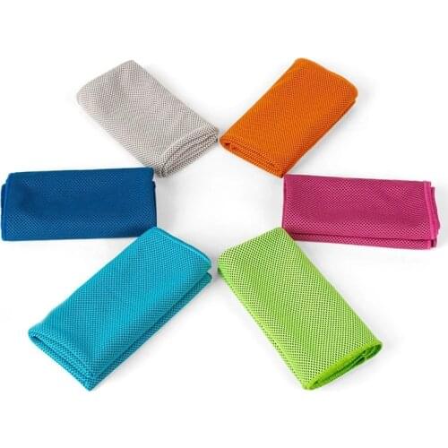 Colors Men And Women Gym Club Yoga Sports Cold Washcloth Running Football Basketball Cooling Ice Beach Towel Lovers Gift Toallas