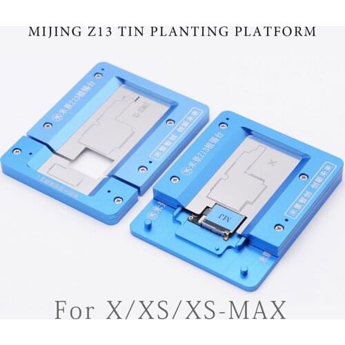 NOVFIX MJ Z13 Motherboard Holder Fixture With BGA Reballing Stencil for iPhone X XS XS MAX Soldering Repair Tools
