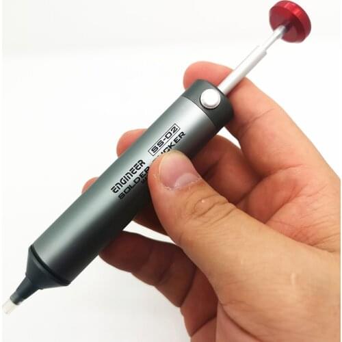 Welding Tools Engineer SS-02 Solder Sucker Manual Desoldering Pump SMT IC Pickup Remover Tool