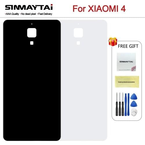 AAA Quality For Xiaomi Mi 4 M4 Battery Cover Protective Fit Housing Replacement Parts For Xiaomi Mi4 Battery Back Cover