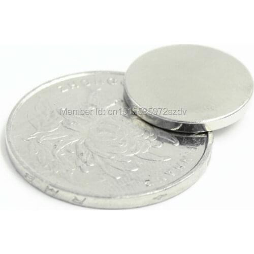 500pcs Strong Round Dia 18mm x 1.5mm N35 Rare Earth Neodymium Magnet Art Craft Fridge 18x1.5mm