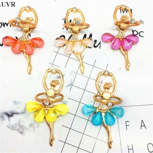 Metal Dancer Metal Finger Ring Smartphone Stand Holder Mobile Phone Holder Stand For iPhone 12 iPad Huawei All Smart Phone