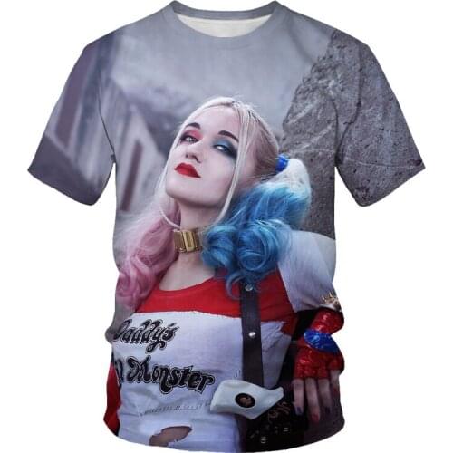 Summer fashion male and female couples family short sleeve mens T-shirt top movie details 3D printed O collar T-shirt 2021