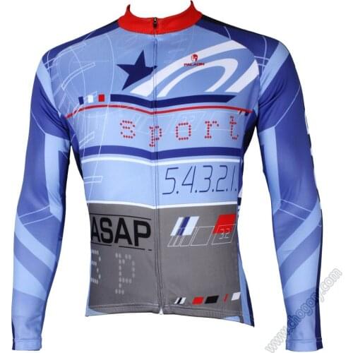 ASAP road bike jerseys for mens long sleeved waterproof sport shirts XXXL unique design cycling