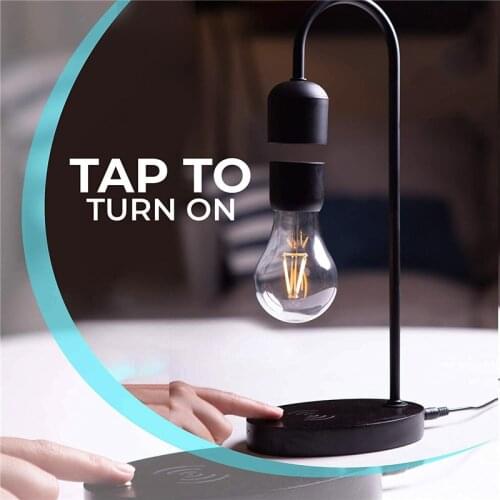 Balanced Magnetic Levitation Bulb Desk Lamp Mobile Phone Wireless Charging USB Night Light Magnetic Levitation Induction Lamp