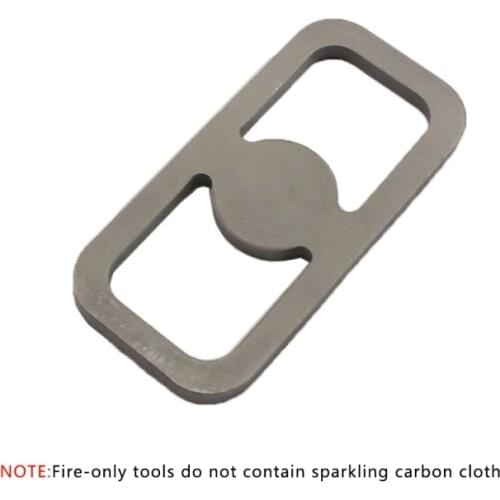 Outdoor Tool Emergency Fire Starter Flint Match Metal Lighter Camping Hiking Instant Survival Durable Accessory