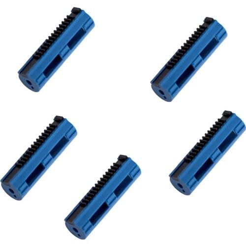 5PCS Reinforced Carbon Piston Plastic Steel Full Steel 14 Ladder Tooth for Airsoft AEG Gel Blaster AK M4 V2 V3Air Guns Gearbox
