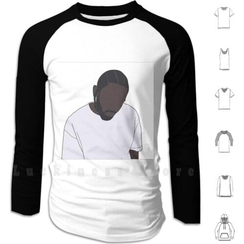 Kendrick Hoodie Long Sleeve Kendrick Lamar Damn Rap Hip Hop Music Kanye West Drake