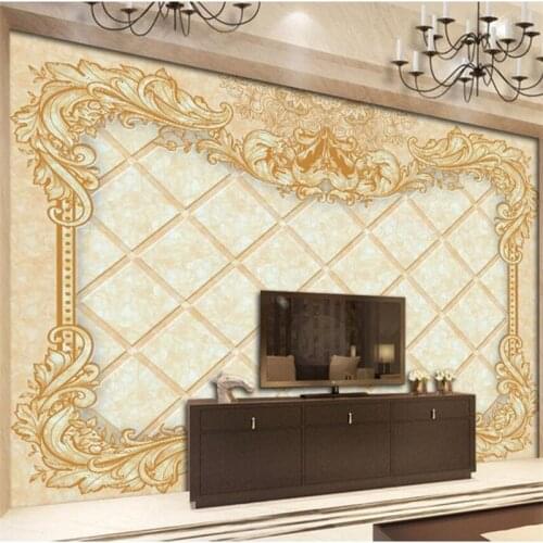 Wellyu Custom Wallpaper 3D Photo Murals European Style Living Room TV Background wall paper обои papel de parede papier peint