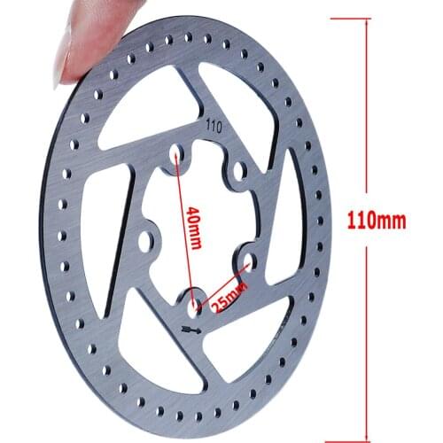 110mm Five 5holes Brake Disc Rotor Pad Replacement Parts For Xiaomi Mijia M365 M365 Pro Electric Wheel Scooter