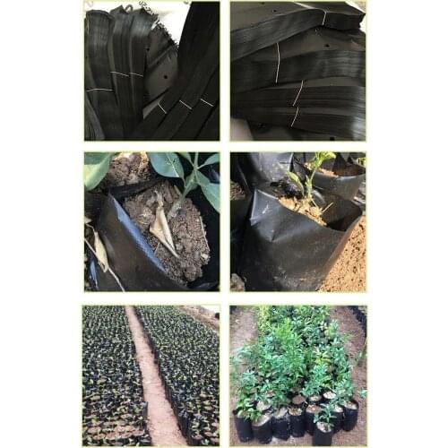 17X28CM diameter 10cm high 23cm Black thickening Nursery bag lemon Fruit seeds citrus
