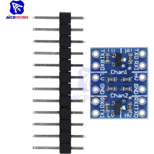 Two Channel IIC I2C Logic Level Converter Bi-Directional Board Module 5V To 3.3V