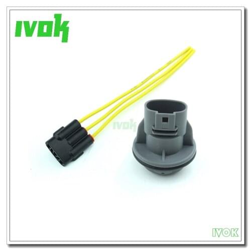 3 Wire Front Turn Signal Light Socket Connector Harness Repair+Connector/Wire For Honda Civic Accord del Sol Odyssey Acura CL RL