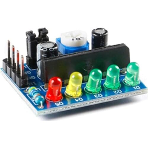 4 Segment LED Power Battery Indicator level Audio Module 4-Digit Light Color Separation 12V Detection KA2284