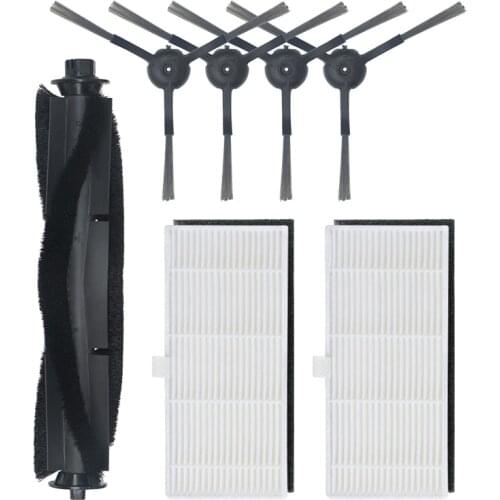 5PCS Replaceble Roll Brush Filter Side Brushes Accessories Set Parts for S9 Vacuum Cleaner Sweeper Replace for Home