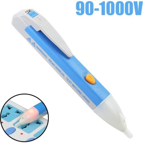 90-1000V AC Electric Voltage Detectors Non-Contact Voltage Alert Pen Safe Test Pencil Electroscope Measuring Tools