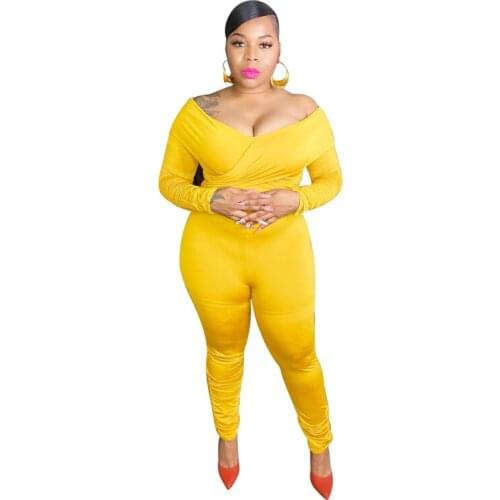 Summer Women Rompers Spaghetti Strap Plus Size 4xl 5xl Stacked Ruched Pencil Bodycon Jumpsuit Sexy Night Club Party Playsuits