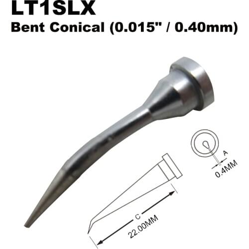 Weller LT1SLX Long Bent 0.4mm Soldering Tip for WP80 WSP80 WSFP8 WD1000 WD2000 WSD81 WS81 WSF81D8 WS81D5Handle Iron Welding Bit