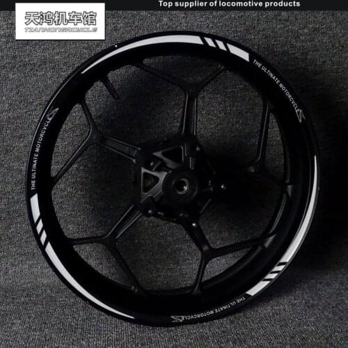 Motorcycle waterproof reflective personality Z250Z650Z800Z900Z1000 wheel hub rim rim modification personality sticker decal