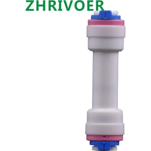 OD Hose Check Valve Quick Coupling RO Water Plastic Pipe Connector Reverse Osmosis Aquarium System Fitting Equal Straight 1/4"