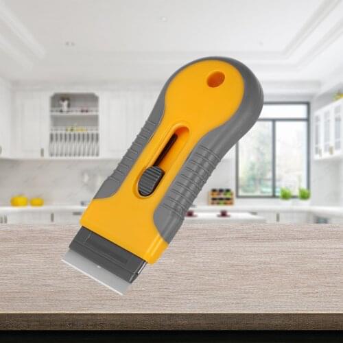Car Window Glass Sticker Clean Razor Scraper Ceramic Razor Blade Tint Vinyl Wrap Glue Squeegee Remover Cleaner