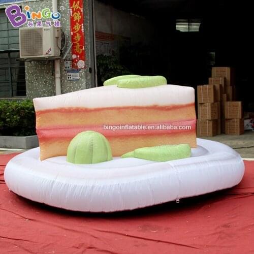 FACTORY WHOLESALES 3x3x1.2mh inflatable kiwi fruit cake air blow custom made dessert cake model decoration