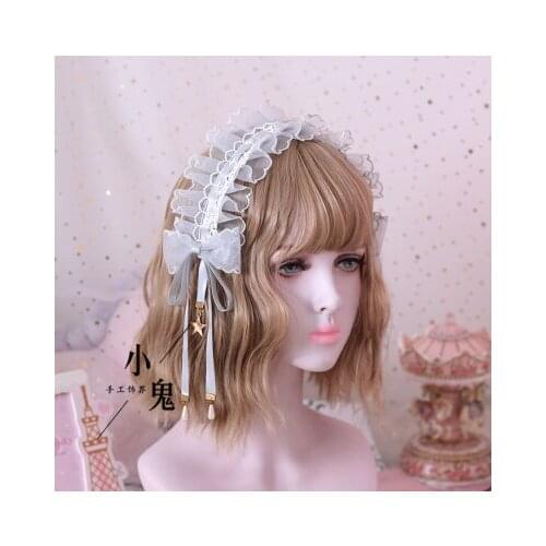 Angel Japanese handmade headwear Lolita small things headband hair accessories kc side clip