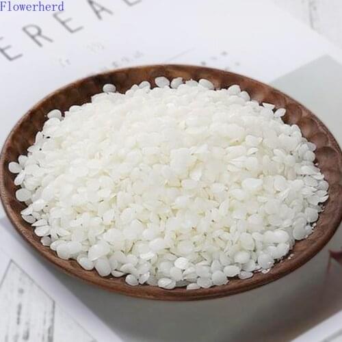 Candle Making Supplies 500G Natural Beeswax Ice Flower Wax Transparent Jelly Wax Flaky Soy Wax DIY Candle Material Kit