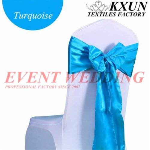 Strong Pocket White Color Lycra Spandex Chair Cover With Free Satin Tie Chair Bow For Wedding Event Decoration