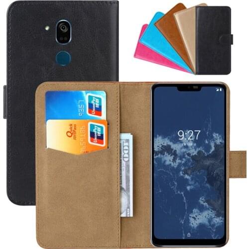Luxury Wallet Case For LG Q9 One PU Leather Retro Flip Cover Magnetic Fashion Cases Strap