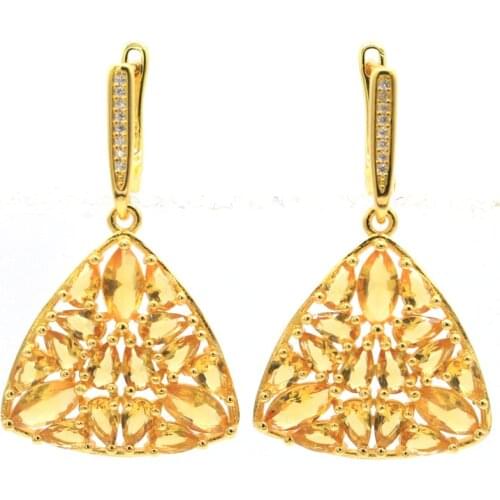 24x14mm SheCrown Anniversary For Ladies Silver Earrings Created Pink Tourmaline Bright Wedding Fine Jewelry