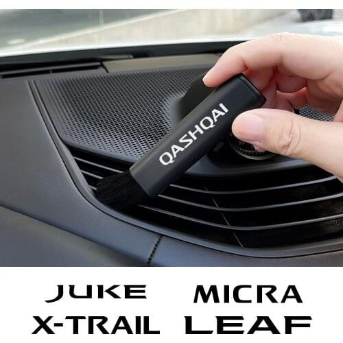 Car Air Conditioner Vent Brush Grille Cleaner For Nissan Qashqai Juke Micra X-Trail Leaf Sentra Murano Cleaning Note Accessories