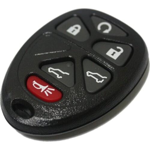 6 Buttons Replacement FOB fit for 2007-2014 Chevy Tahoe Traverse GMC Yukon OUC Remote