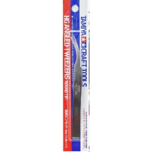 Tamiya Four-wheel Drive Accessories Tool Original 4WD Tools Precision Elbow (R1.5mm Round Mouth) Tweezers 74108