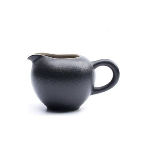Super quality black pottery anxi tieguanyin tea teacups new arrival Chinese kungfu black tea fair cup t37