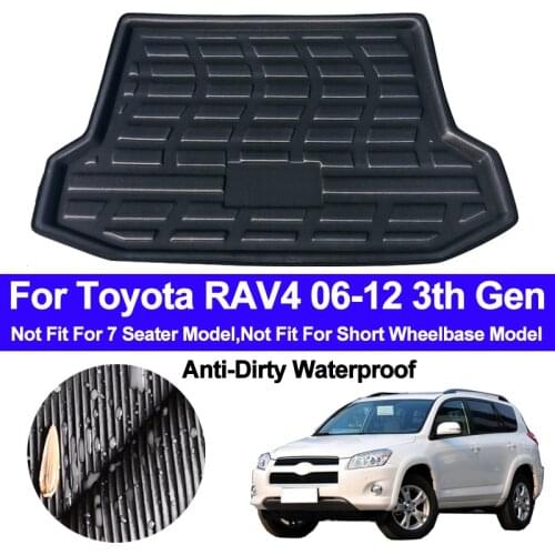 Rear Boot Cargo Liner Trunk Floor Mat Carpet Tray Pad Mat Carpets For Toyota RAV4 2006 2007 2008 2009 2010 2011 2012 Anti-dirty
