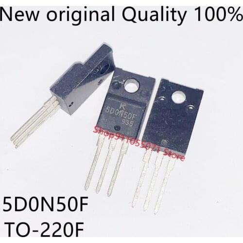 10PCS/LOT 5D0N50F TO-220F New spot hot sale